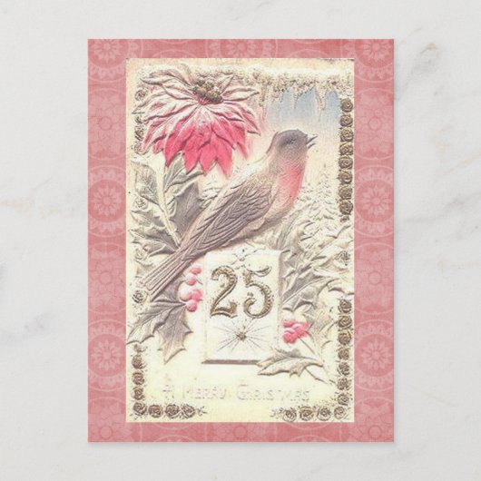 Weihnachtskarte Feiertagspostkarte (Vorderseite)