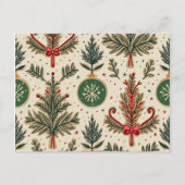 Weihnachtskarte Feiertagspostkarte (Vorderseite)