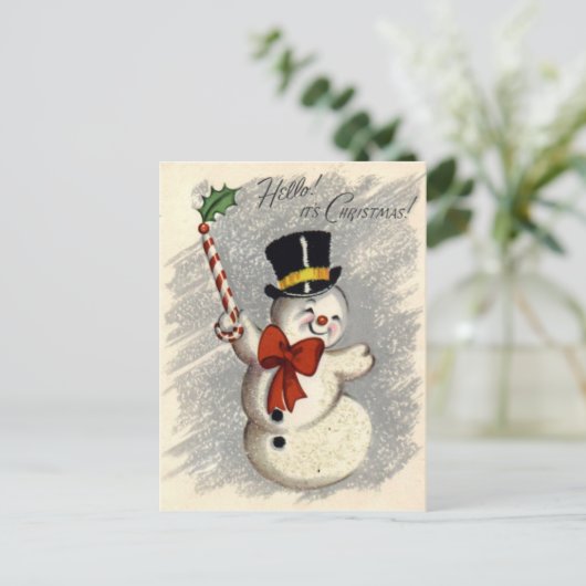 Weihnachtskarte Feiertagspostkarte (Stehend Vorderseite)