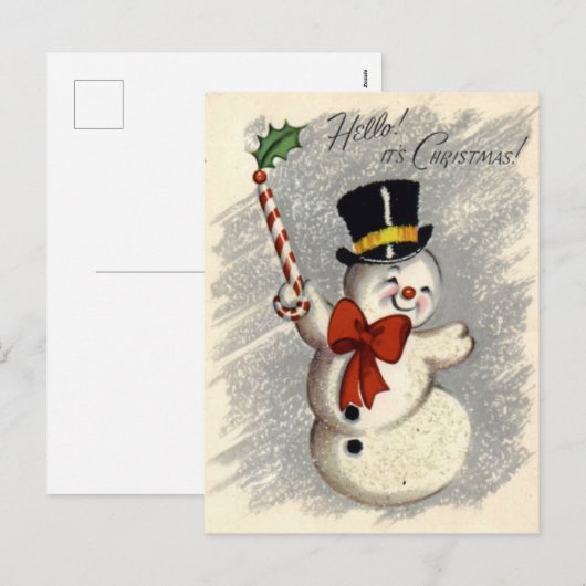 Weihnachtskarte Feiertagspostkarte (Vorne/Hinten)