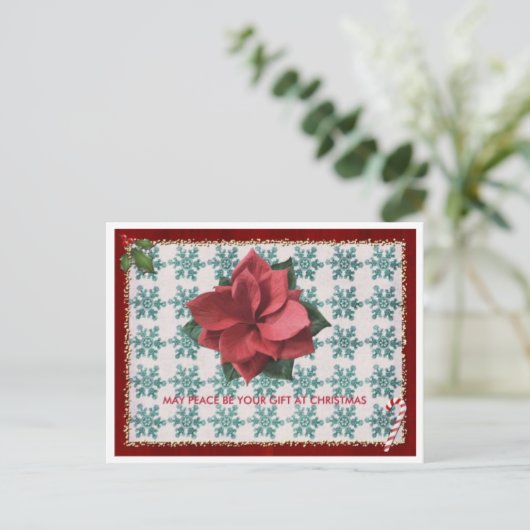 Weihnachtskarte Feiertagspostkarte (Stehend Vorderseite)