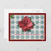 Weihnachtskarte Feiertagspostkarte (Vorne/Hinten)