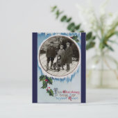 Weihnachtskarte Feiertagspostkarte (Stehend Vorderseite)