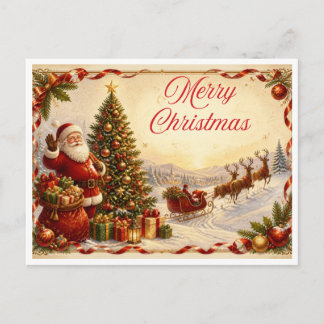 Weihnachtskarte Feiertagspostkarte