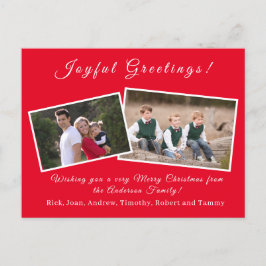 Weihnachtskarte Feiertagspostkarte