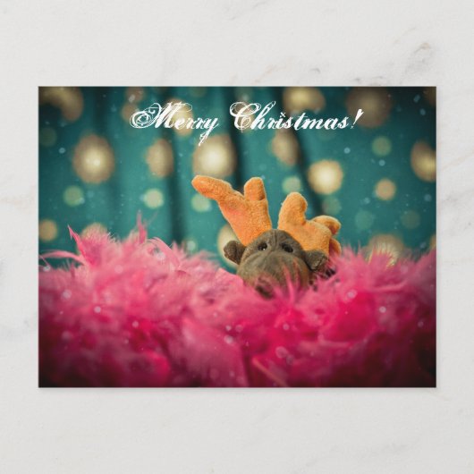 Weihnachtskarte Feiertagspostkarte (Vorderseite)