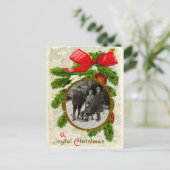 Weihnachtskarte Feiertagspostkarte (Stehend Vorderseite)