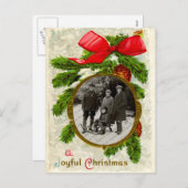 Weihnachtskarte Feiertagspostkarte (Vorne/Hinten)