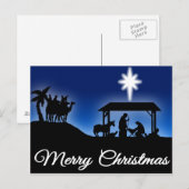 Weihnachtskarte Feiertagspostkarte (Vorne/Hinten)