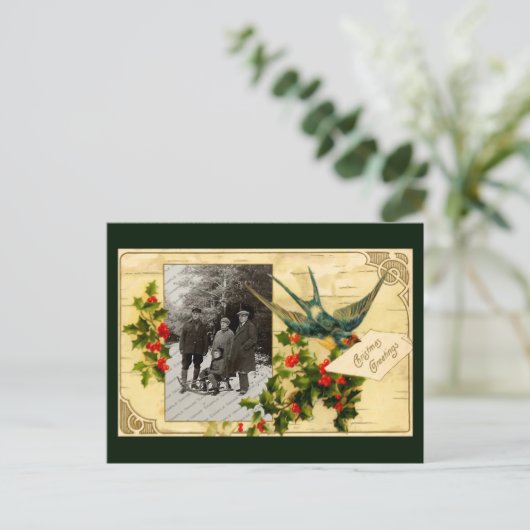 Weihnachtskarte Feiertagspostkarte (Stehend Vorderseite)