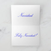 Weihnachtskarte Feliz Navidad II Feiertagskarte (Innenseite)