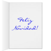 Weihnachtskarte Feliz Navidad Red Star (Innen (Rechts))
