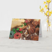 Weihnachtskarte "Ferien-Leckereien" Karte (Gelbe Blume)