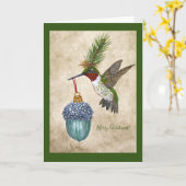 Weihnachtskarte Festive Ben Karte (Gelbe Blume)