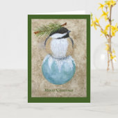 Weihnachtskarte Festive Fiona Karte (Gelbe Blume)