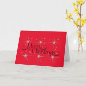 Weihnachtskarte festlich gestalten karte (Gelbe Blume)