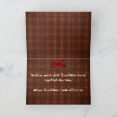 Weihnachtskarte...Feuerhaus Feiertagskarte (Innenseite)