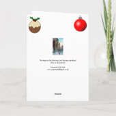 Weihnachtskarte - Florenz, Italien Karte (Rückseite)