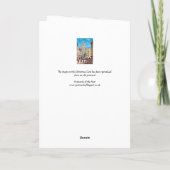 Weihnachtskarte - Florenz, Italien Karte (Rückseite)