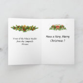 Weihnachtskarte - Florenz, Italien Karte (Innenseite)