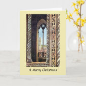 Weihnachtskarte - Florenz, Italien Karte (Gelbe Blume)