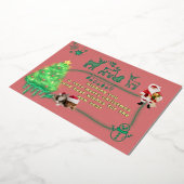 Weihnachtskarte Folien Feiertagskarte (Gedreht)