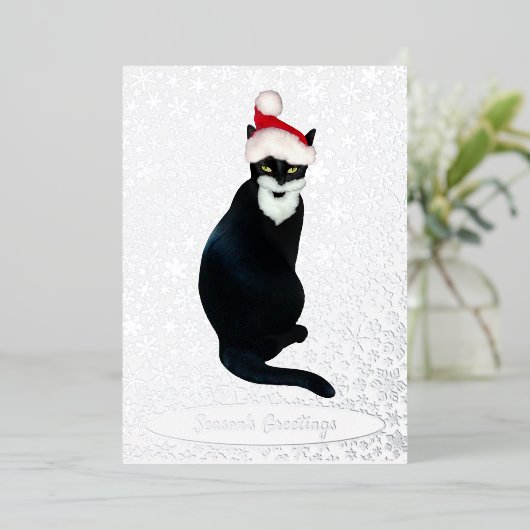 Weihnachtskarte Folien Feiertagskarte (Stehend vorne)