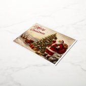 Weihnachtskarte Folien Feiertagspostkarte (Gedreht)