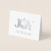 Weihnachtskarte Folienkarte (Vorderseite)