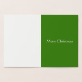 Weihnachtskarte Folienkarte (Innenseite)