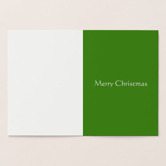 Weihnachtskarte Folienkarte (Innenseite)