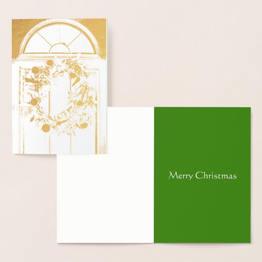 Weihnachtskarte Folienkarte (Anzeige)