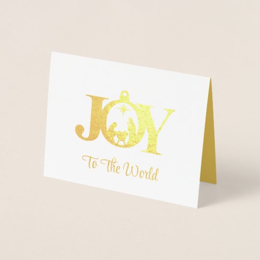 Weihnachtskarte Folienkarte (Vorderseite)