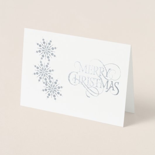 Weihnachtskarte Folienkarte (Vorderseite)