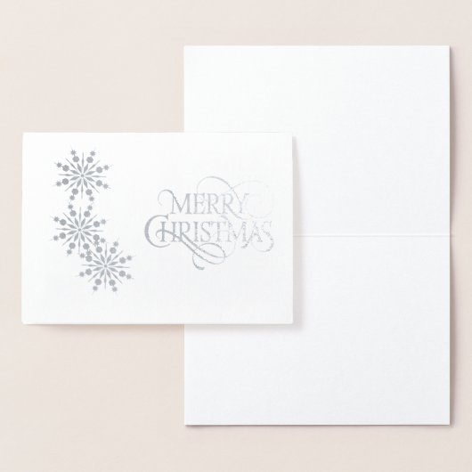 Weihnachtskarte Folienkarte (Anzeige)