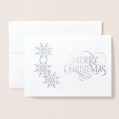 Weihnachtskarte Folienkarte (Vorderseite mit Umschlag)