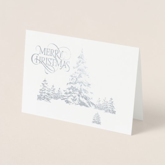 Weihnachtskarte Folienkarte (Vorderseite)