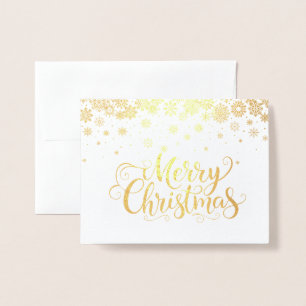 Weihnachtskarte Folienkarte