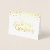 Weihnachtskarte Folienkarte (Vorderseite)