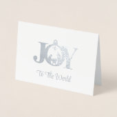 Weihnachtskarte Folienkarte (Vorderseite)