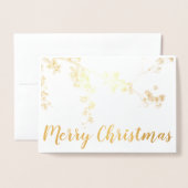 Weihnachtskarte Folienkarte (Vorderseite mit Umschlag)