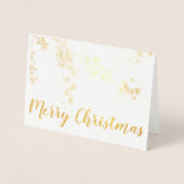 Weihnachtskarte Folienkarte (Vorderseite)