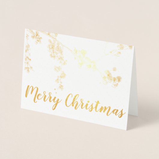 Weihnachtskarte Folienkarte (Vorderseite)