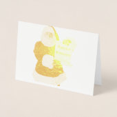 Weihnachtskarte Folienkarte (Vorderseite)