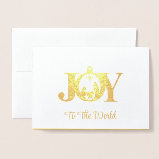 Weihnachtskarte Folienkarte (Vorderseite mit Umschlag)