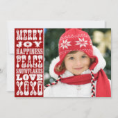 Weihnachtskarte Foto Feiertagskarte (Vorderseite)