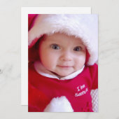 Weihnachtskarte Foto Ferienkarte Feiertagskarte (Vorne/Hinten)