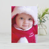 Weihnachtskarte Foto Ferienkarte Feiertagskarte (Stehend Vorderseite)