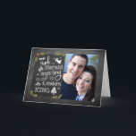 Weihnachtskarte Foto, Halbpension, Hark the Herald Karte<br><div class="desc">Hark the Herald Angels Sing ist ein beliebtes Christliches Weihnachtslied. Diese Worte,  auf einem trendigen Chalkboard-Look ist die Grundlage für ein Foto Weihnachtskarte. Fügen Sie Ihr Bild ganz einfach hinzu,  und personalisieren Sie es durch Hinzufügen Ihres Familiennamen.</div>