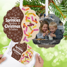 Weihnachtskarte Foto Schmuck Sprinkle All The Way